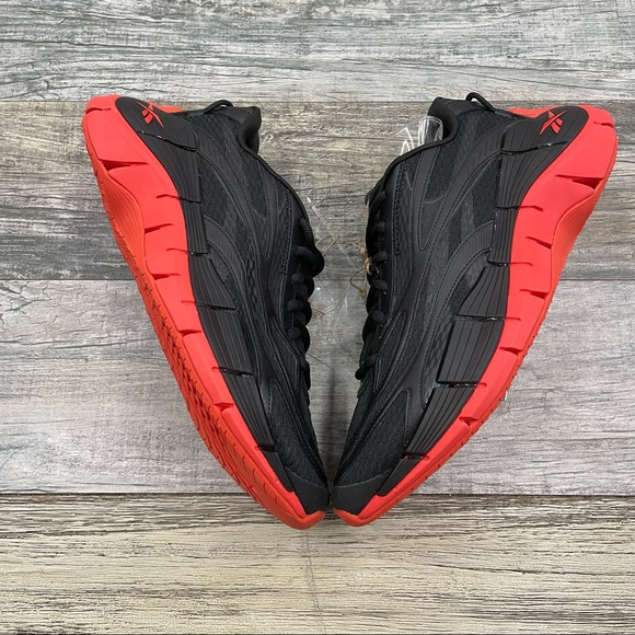 Reebok Other - (RP121) Reebok Zig Kinetica 2.5 Sneakers in Core Black and Red